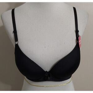 Emily Johnson 34C Black Double Push Up Bra 2 Pack #804